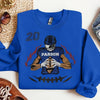 Shine On Game Day - Custom Glitter Football Player Sweatshirt Hoodie T-Shirt