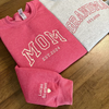 Personalized Mama Embroidered Sweatshirt