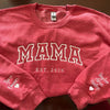 Personalized Mama Embroidered Sweatshirt