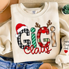 Personalized Xmas Pattern Reindeer Christmas Sweatshirt For Gigi