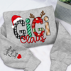 Personalized Xmas Pattern Reindeer Christmas Sweatshirt For Gigi