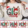 Personalized Xmas Pattern Reindeer Christmas Sweatshirt For Gigi