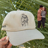 💖For Dad💖Line Art Portrait Embroidered with Roman Numerals Date on Dad Hat | Couples Embroidery Dad Hat