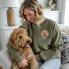 Personalized Embroidered Pet Portrait Sweatshirt