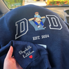 Custom Photo Embroidered Sweatshirt for DAD