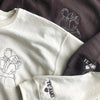 Custom Portrait Embroidered Sweatshirt