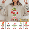 Personalized Grandma Elf Christmas Sweatshirt