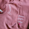 Personalized Mama Neckline Embroidered Sweatshirt