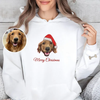 Embroidered Pet Portrait Christmas Jumper Sweatshirt