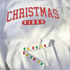 Christmas Vibes Side Lights Cut-Out Sweatshirt