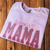 Custom Glitter MAMA Sequin Embroidered Sweatshirt