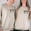 Personalized Embroidered Pet Portrait Sweatshirt