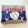 Customized Glitter Ball Sports Moms Sweatshirt