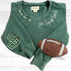 VINTAGE CUSTOM Classic Football Embroidered Sweatshirt