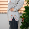 Custom Garden Nana Embroidered Side Bow Sweatshirt