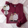 Confession Letter Custom Portrait Couple Sweatshirt