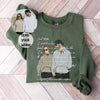 Confession Letter Custom Portrait Couple Sweatshirt