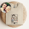 Custom Photo Portrait Embroidered Sweatshirt