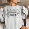 This Mama Bear Wears Her Heart On Her Sleeve - Personalized Sweatshirt For Mom