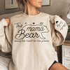 This Mama Bear Wears Her Heart On Her Sleeve - Personalized Sweatshirt For Mom