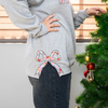 Custom Garden Nana Embroidered Side Bow Sweatshirt