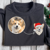 Embroidered Pet Portrait Christmas Jumper Sweatshirt