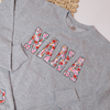 Custom Garden Nana Embroidered Side Bow Sweatshirt