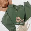 Personalized Embroidered Pet Portrait Sweatshirt