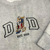 Custom Photo Embroidered Sweatshirt for DAD