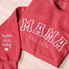 Personalized Mama Embroidered Sweatshirt