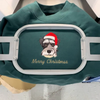 Embroidered Pet Portrait Christmas Jumper Sweatshirt