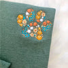 Floral Embroidered Pet Pawprint Sweatshirt/Zip Sweatshirt