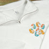 Floral Embroidered Pet Pawprint Sweatshirt/Zip Sweatshirt