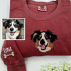 Custom Pet Photo Embroidered Sweatshirt