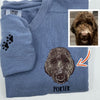 Custom Pet Photo Embroidered Sweatshirt