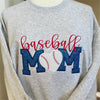 Customized Glitter Ball Sports Moms Sweatshirt