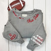 VINTAGE CUSTOM Classic Football Embroidered Sweatshirt