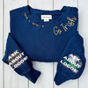 VINTAGE CUSTOM Classic Football Embroidered Sweatshirt