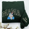 Custom Photo Embroidered Sweatshirt for Mom