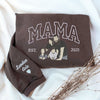 Custom Photo Embroidered Sweatshirt for Mom