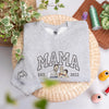 Custom Photo Embroidered Sweatshirt for Mom