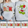 Personalized Grandma Mom With Kids Names Christmas Sweatshirt